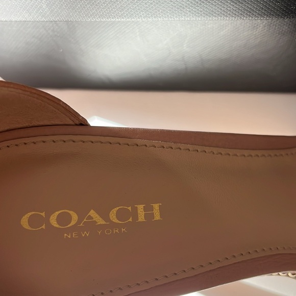 NWT COACH MAUDE SOFT MILLED LEATHER IN BEECHWOOD SIZE 8.5 - Picture 8 of 11